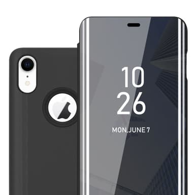 iPhone XR lommebokdeksel etui (svart)