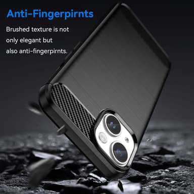 Deksel iPhone 14 PLUS ultra slim (svart)