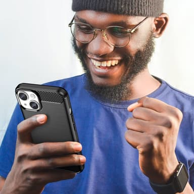Deksel iPhone 14 PLUS ultra slim (svart)