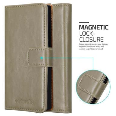 LG X POWER lommebokdeksel etui (brun)