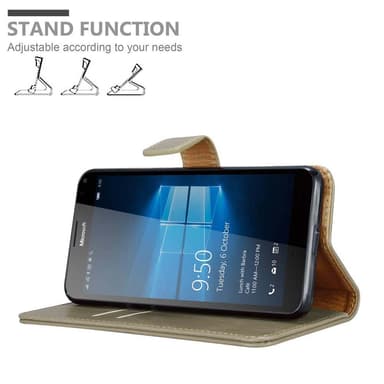 Nokia Lumia 950 XL lommebokdeksel etui (brun)