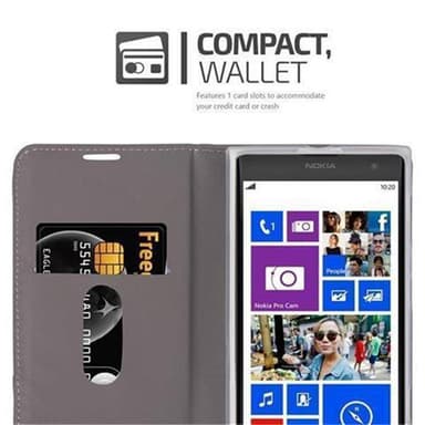 Nokia Lumia 1020 lommebokdeksel etui (grå)