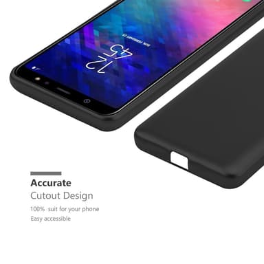 Deksel Samsung Galaxy A6 PLUS 2018 Case Cover (svart)