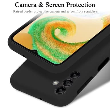 Samsung Galaxy A04s silikondeksel case (svart)