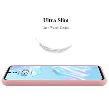 Deksel Huawei P30 Silikon cover (rosa)