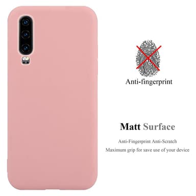 Deksel Huawei P30 Silikon cover (rosa)