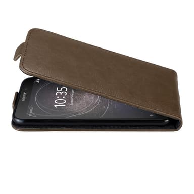 Sony Xperia L2 deksel flip cover (brun)