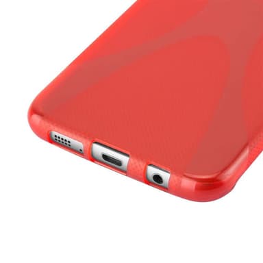 Samsung Galaxy S7 EDGE Deksel Case Cover (rød)