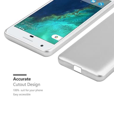 Deksel Google PIXEL Case Cover (sølv)