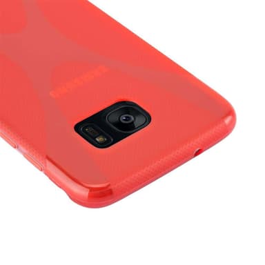 Samsung Galaxy S7 EDGE Deksel Case Cover (rød)