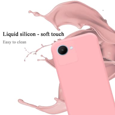 Realme C30 / Narzo 50i PRIME silikondeksel case (rosa)