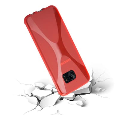 Samsung Galaxy S7 EDGE Deksel Case Cover (rød)