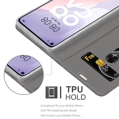 Huawei NOVA 7 SE lommebokdeksel etui (grå)