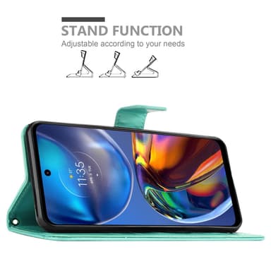 Motorola MOTO E32 4G / E32S lommebokdeksel Blomster