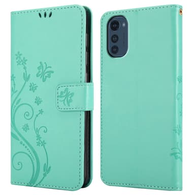 Motorola MOTO E32 4G / E32S lommebokdeksel Blomster