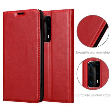 Huawei P40 PRO / P40 PRO+ lommebokdeksel case (rød)