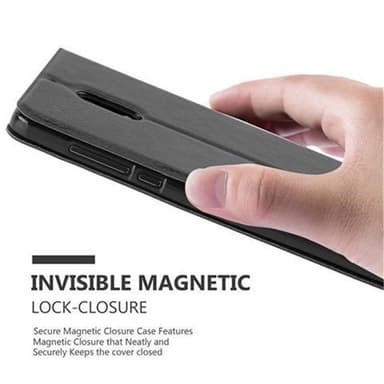 Nokia 6 2017 lommebokdeksel cover (svart)