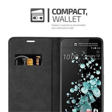 HTC U ULTRA lommebokdeksel case (rød)