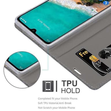 Xiaomi Mi CC9 lommebokdeksel etui (grå)