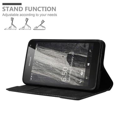Nokia Lumia 650 Deksel Case Cover (svart)