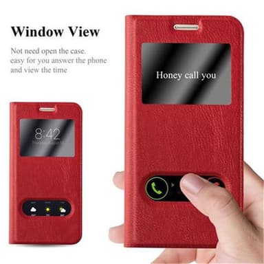 Samsung Galaxy S7 lommebokdeksel cover (rød)