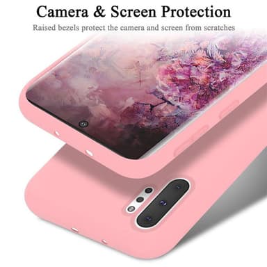 Samsung Galaxy NOTE 10 PLUS silikondeksel case (rosa)