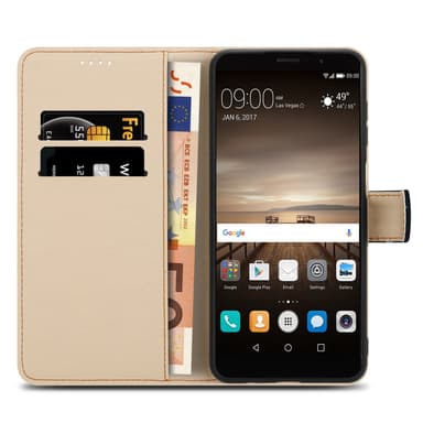 Huawei MATE 9 lommebokdeksel etui (svart)