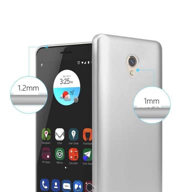 Deksel ZTE Blade V7 Case Cover (sølv)