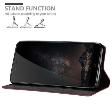 ZTE Nubia Z11 MAX lommebokdeksel case (rød)