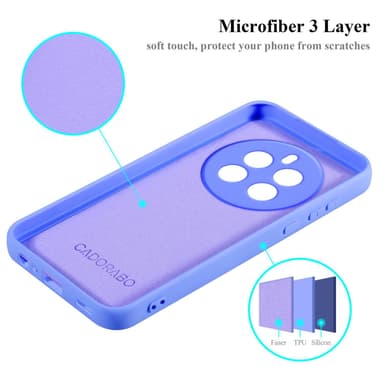 Realme 12 Pro silikondeksel case (lilla)