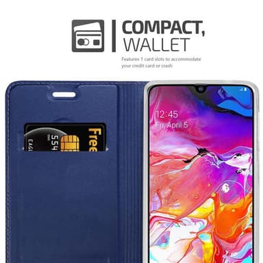 Samsung Galaxy A70 / A70s lommebokdeksel etui (blå)