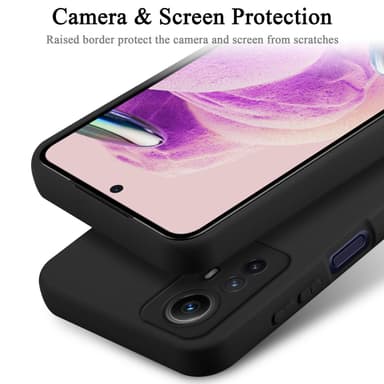 Redmi Note 12S silikondeksel case (Svart)