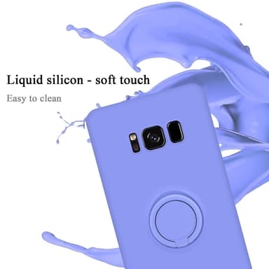 Deksel Samsung Galaxy S8 Ring Case (lilla)