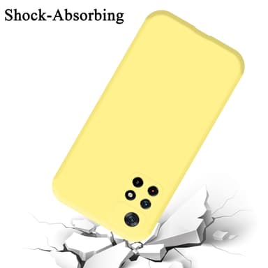Xiaomi POCO M4 PRO 5G silikondeksel case (gul)