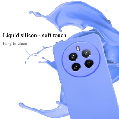 Realme 12 Pro silikondeksel case (lilla)