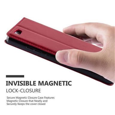 Huawei P8 LITE 2015 lommebokdeksel case (rød)