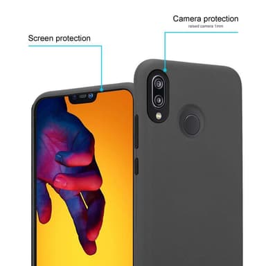 Huawei P20 LITE 2018 / NOVA 3E Deksel Case Cover (grå)