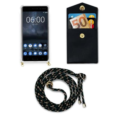 Nokia 5 2017 Deksel med Halskjede (brun)