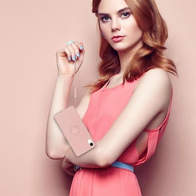 Deksel iPhone XR Ring Case (rosa)