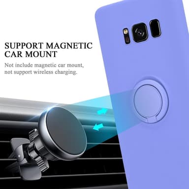 Deksel Samsung Galaxy S8 Ring Case (lilla)