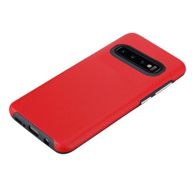 Samsung Galaxy S10 PLUS Deksel Case Cover (rød)