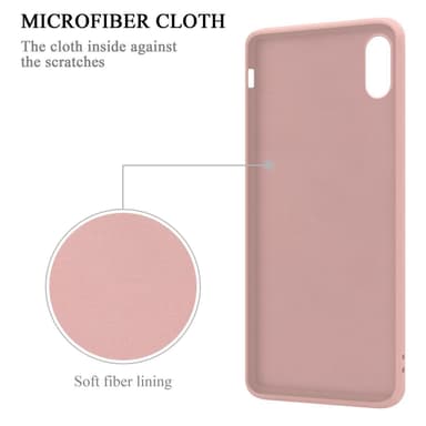 Deksel iPhone XR Ring Case (rosa)