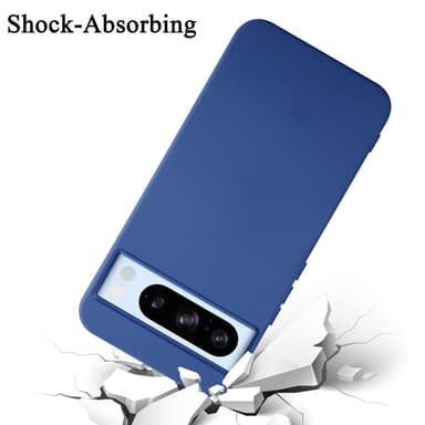 Google PIXEL 8 Pro silikondeksel case (Blå)