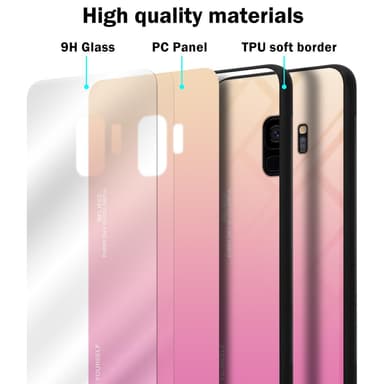 Deksel Samsung Galaxy S9 Case Cover (svart)