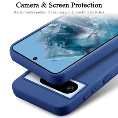 Google PIXEL 8 Pro silikondeksel case (Blå)
