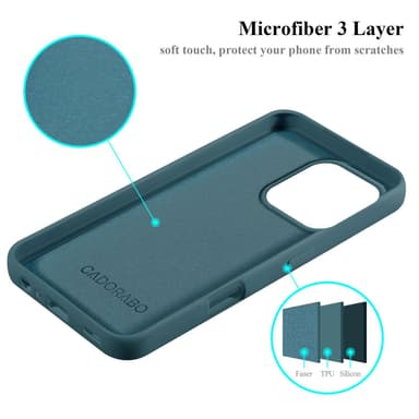 iPhone 16 PRO MAX silikondeksel case (grønn)