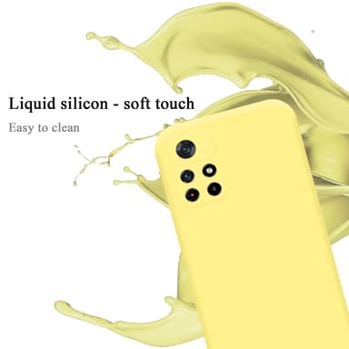 Xiaomi POCO M4 PRO 5G silikondeksel case (gul)