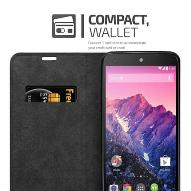LG Google NEXUS 5 lommebokdeksel case (rød)