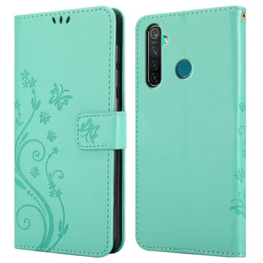 Realme 5 PRO / Realme Q lommebokdeksel Blomster
