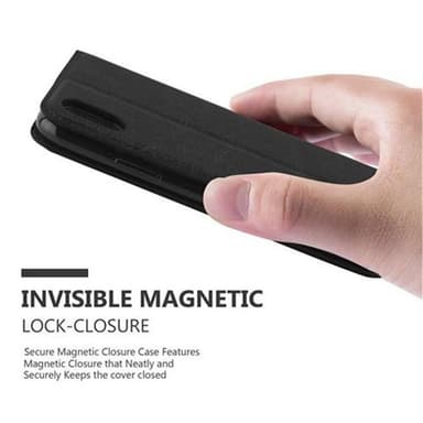 iPhone X / XS lommebokdeksel case (svart)